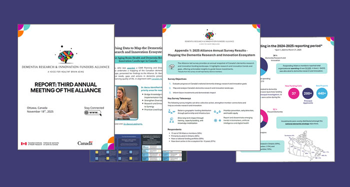 Screenshot oh the third Dementia Alliance report